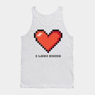 I Love Necho Pixel Art Tank Top